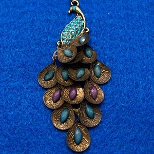 Peacock on a chain!🦚